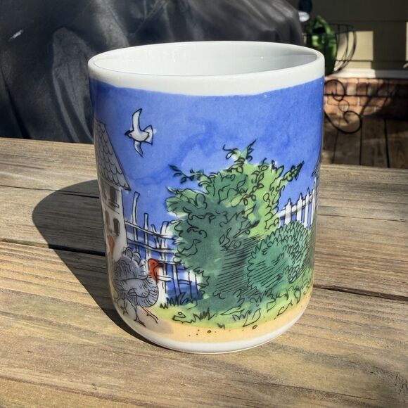 Vintage Williamsburg by Matthew Rice for Andrea By Sadek Coffee Mug 12 oz - Picture 3 of 5